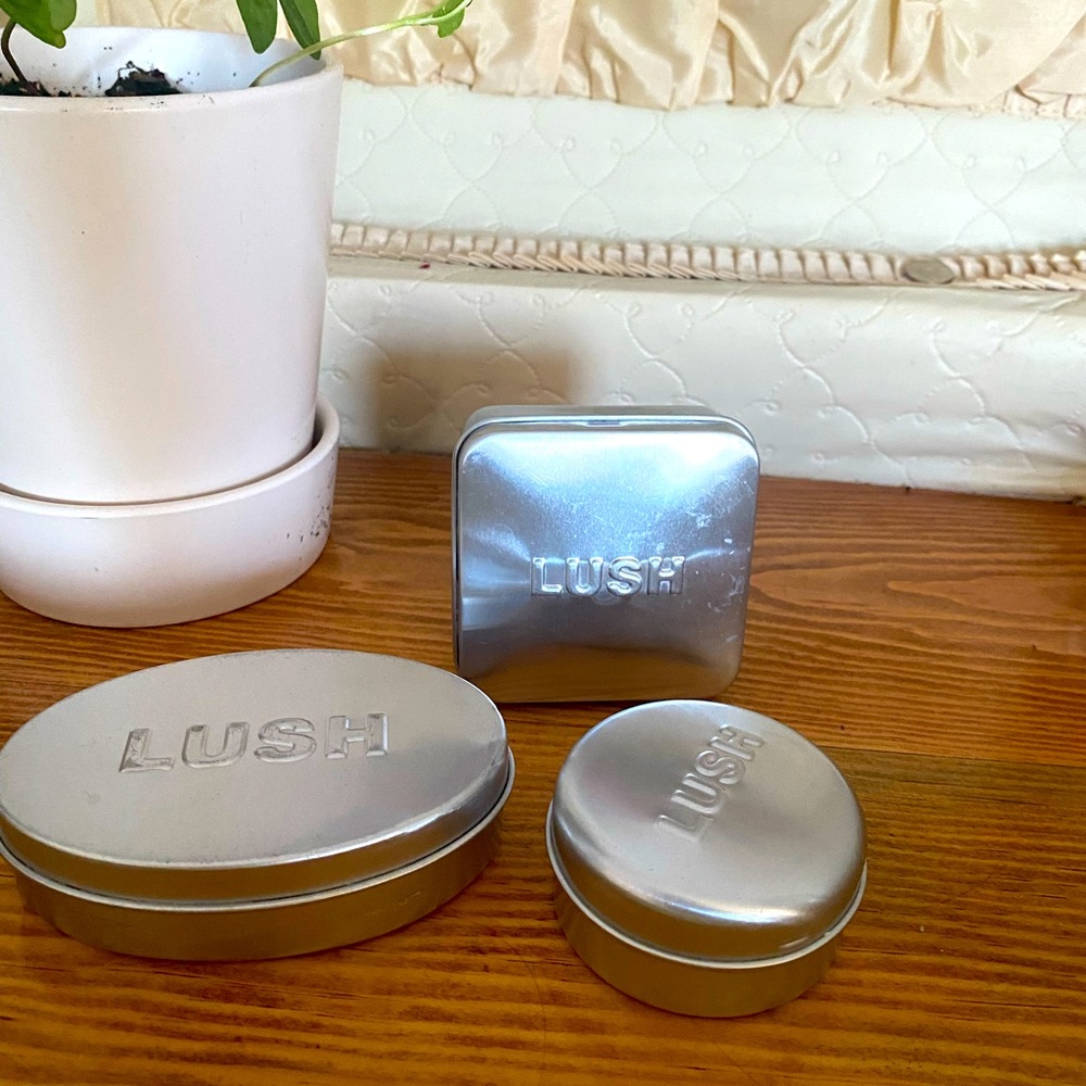 Set of 3 Lush Soap Tins